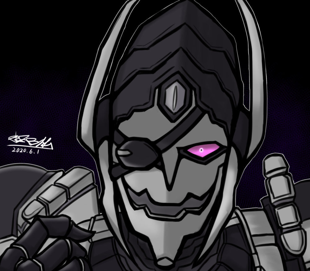 お絵描き Coj ジャアーク 怒り顔か狂気顔か みずぶろぐ